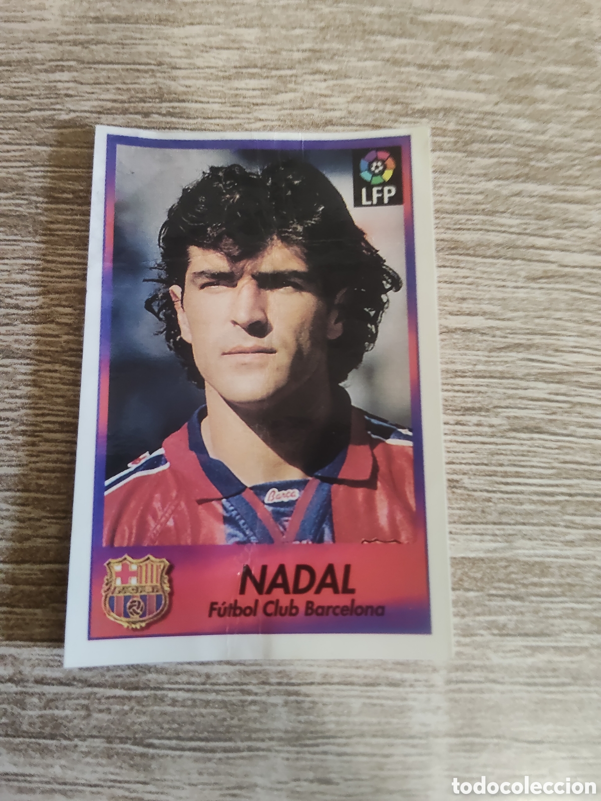Cromos de F&uacute;tbol: Bollycao liga 1996 1997 96 97 Nadal Barcelona