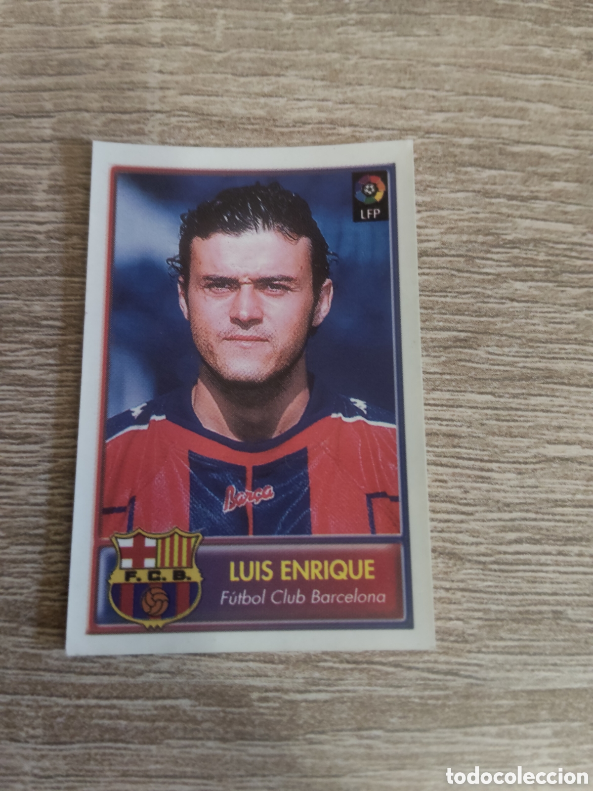 Cromos de F&uacute;tbol: Bollycao liga 1997 1998 97 98 Luis Enrique Barcelona