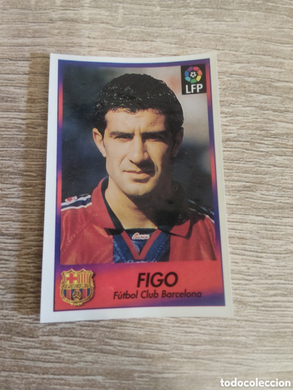 Cromos de F&uacute;tbol: Bollycao liga 1997 1998 97 98 Figo Barcelona