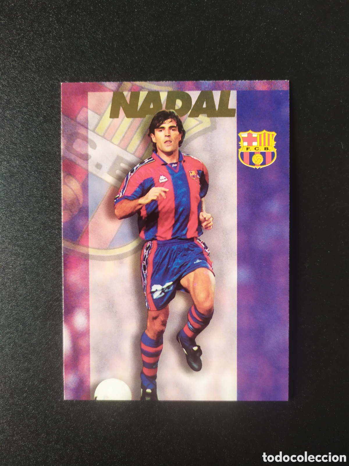 Cromos de F&uacute;tbol: Colecci&oacute;n oficial FC Barcelona 1996 1997 96 97 panini Nadal n&ordm; 54