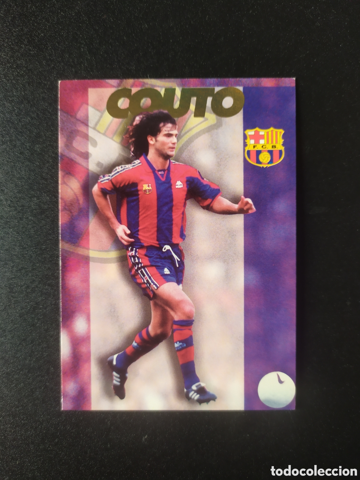 Cromos de F&uacute;tbol: Colecci&oacute;n oficial FC Barcelona 1996 1997 96 97 panini Fernando Couto n&ordm; 57