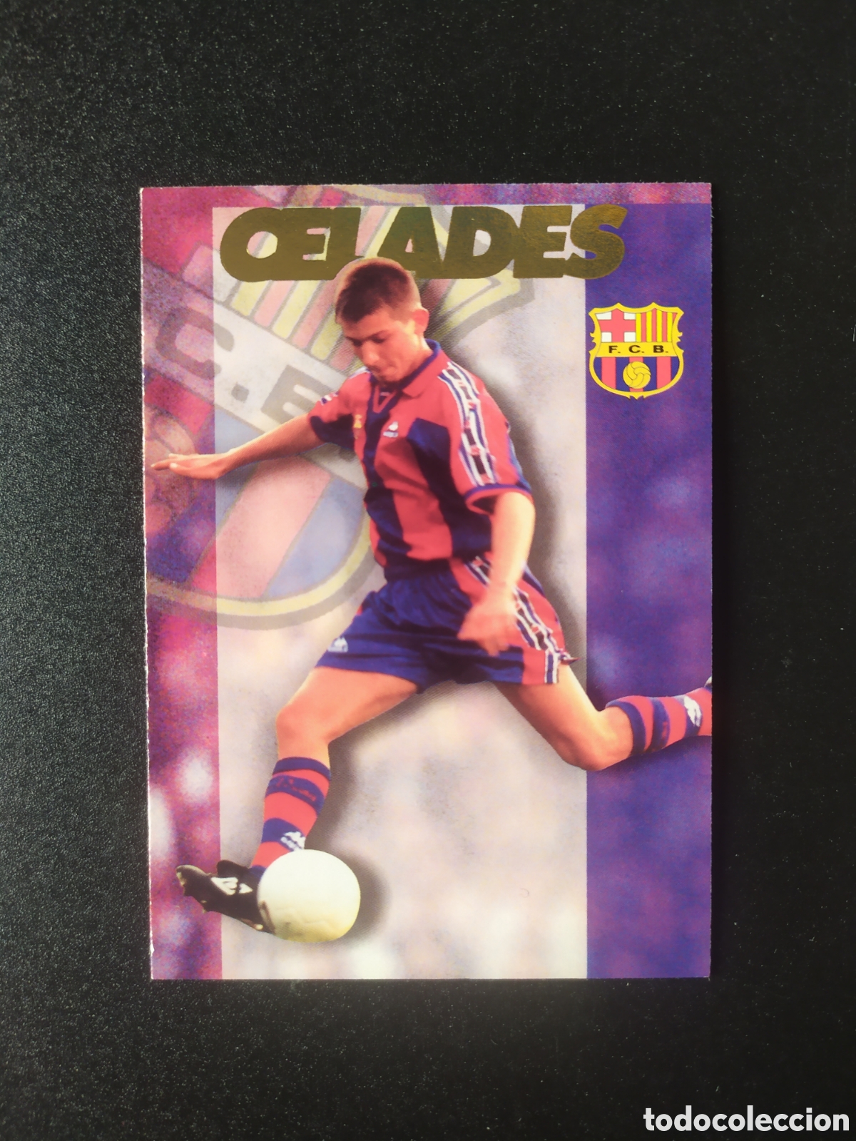 Cromos de F&uacute;tbol: Colecci&oacute;n oficial FC Barcelona 1996 1997 96 97 panini Celades n&ordm; 59