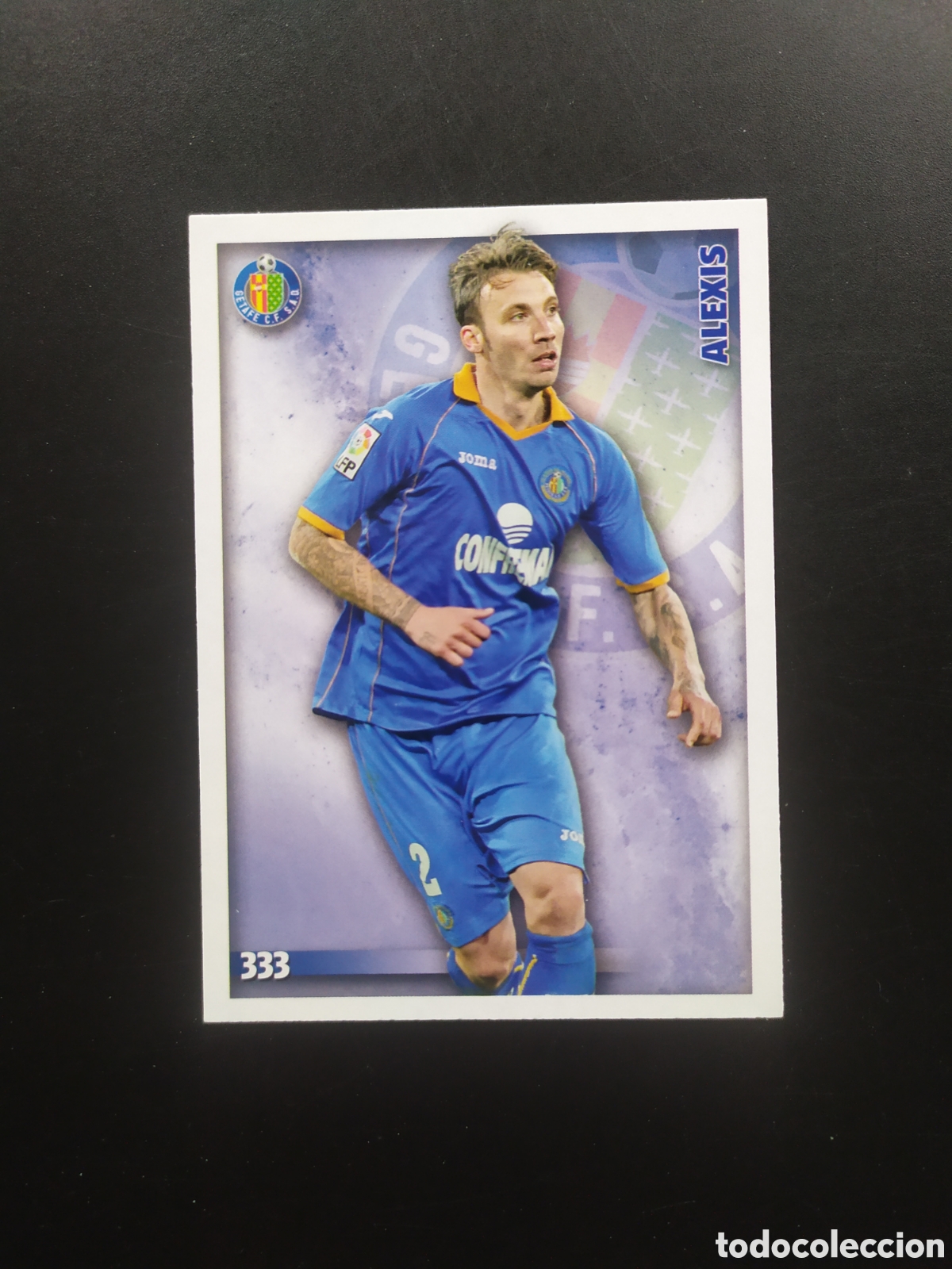 Cromos de F&uacute;tbol: Mundicromo fichas Liga 2014 2015 14 15 Alexis n&deg; 333 Getafe