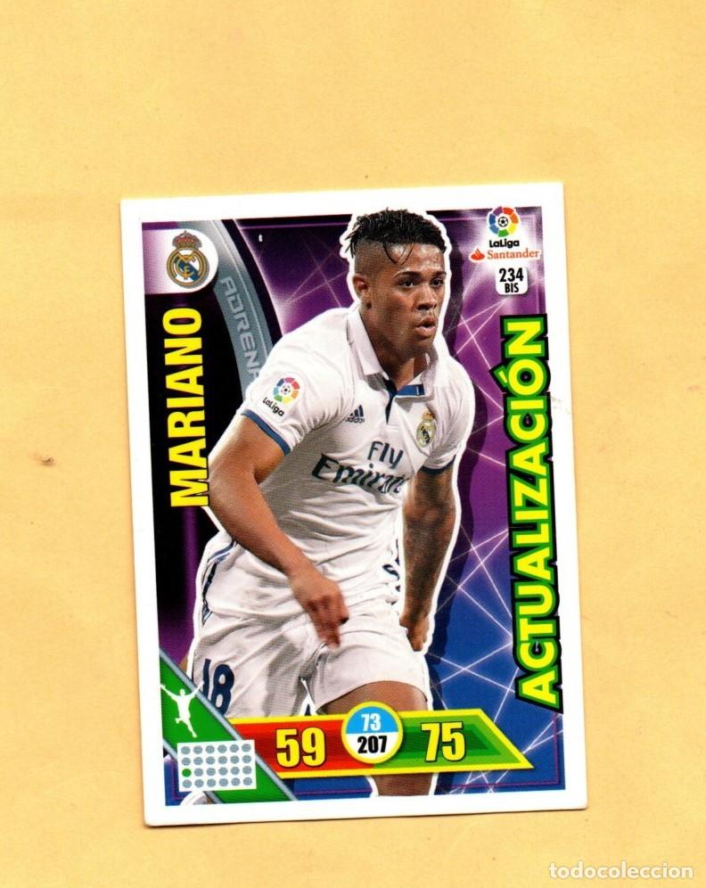 Figurine di Calcio: ADRENALYN XL 2016-2017 PANINI N&ordm; 234 BIS ACTUALIZACION MARIANO LIGA 16/17 REAL MADRID