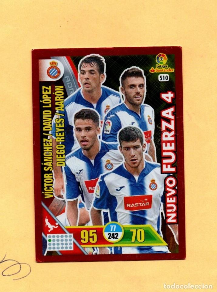 Figurine di Calcio: ADRENALYN XL 2016-2017 PANINI N&ordm;510 VICTOR/DAVIDL/DIEGO/AARON FUERZA 4 LIGA 16/17 ESPA&Ntilde;OL