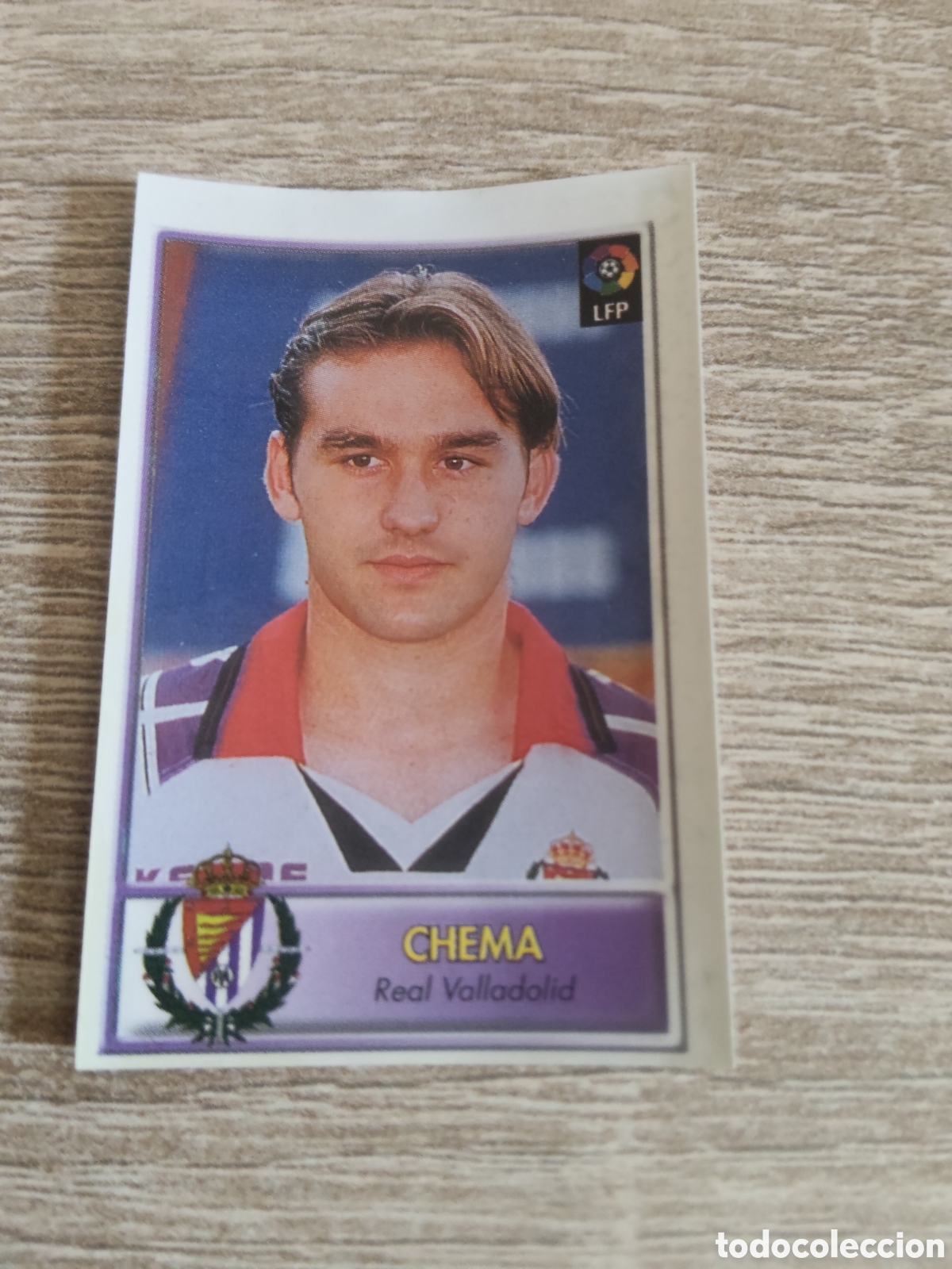 Cromos de F&uacute;tbol: Bollycao liga 1997 1998 97 98 Chema Real Valladolid