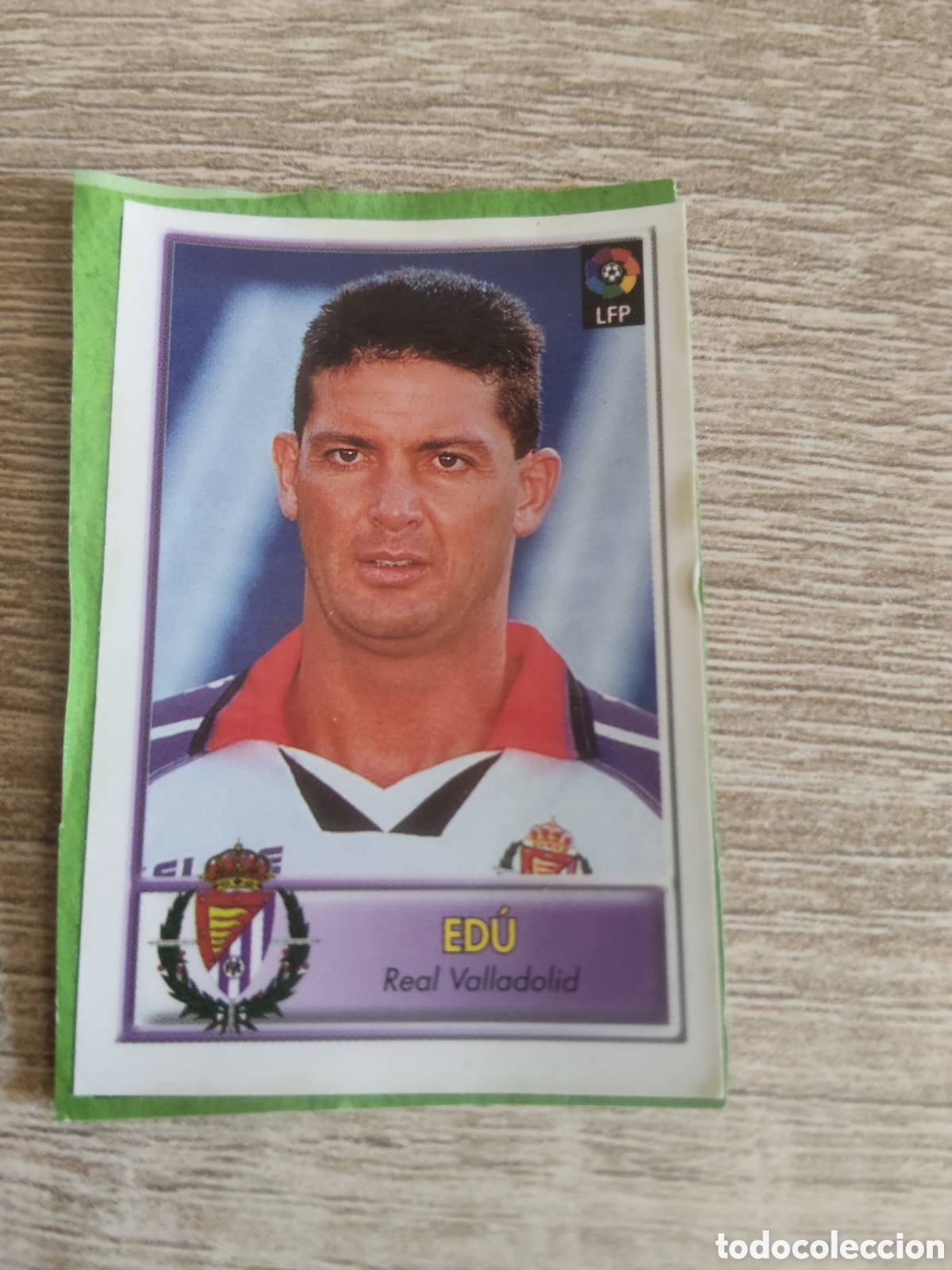 Cromos de F&uacute;tbol: Bollycao liga 1997 1998 97 98 Edu Real Valladolid