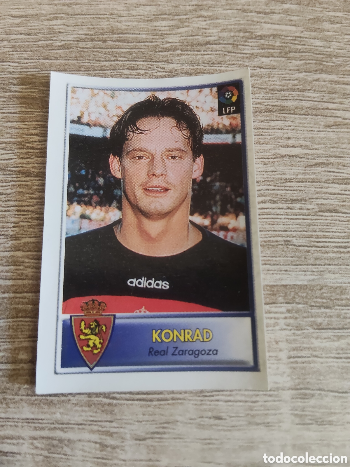 Cromos de F&uacute;tbol: Bollycao liga 1997 1998 97 98 Konrad Real Zaragoza