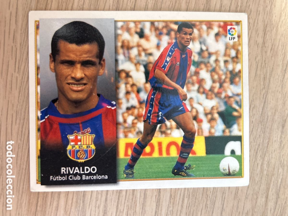Cromos de F&uacute;tbol: RIVALDO BARCELONA LIGA ESTE 1998 1999 98 99 NUNCA PEGADO SIN PEGAR