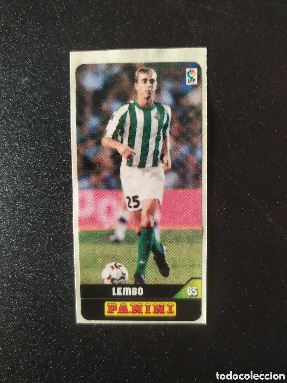 Cromos de f&uacute;tbol: Cracks Liga 2003 2004 03 04 chicle chicles panini Lembo n&deg; 65 Real Betis sin pegar