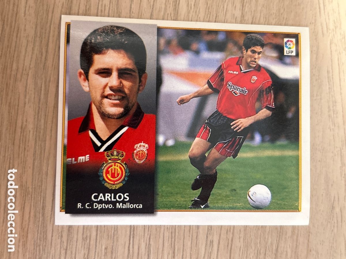 Cromos de F&uacute;tbol: CARLOS MALLORCA COLOCA LIGA ESTE 1998 1999 98 99 NUNCA PEGADO SIN PEGAR