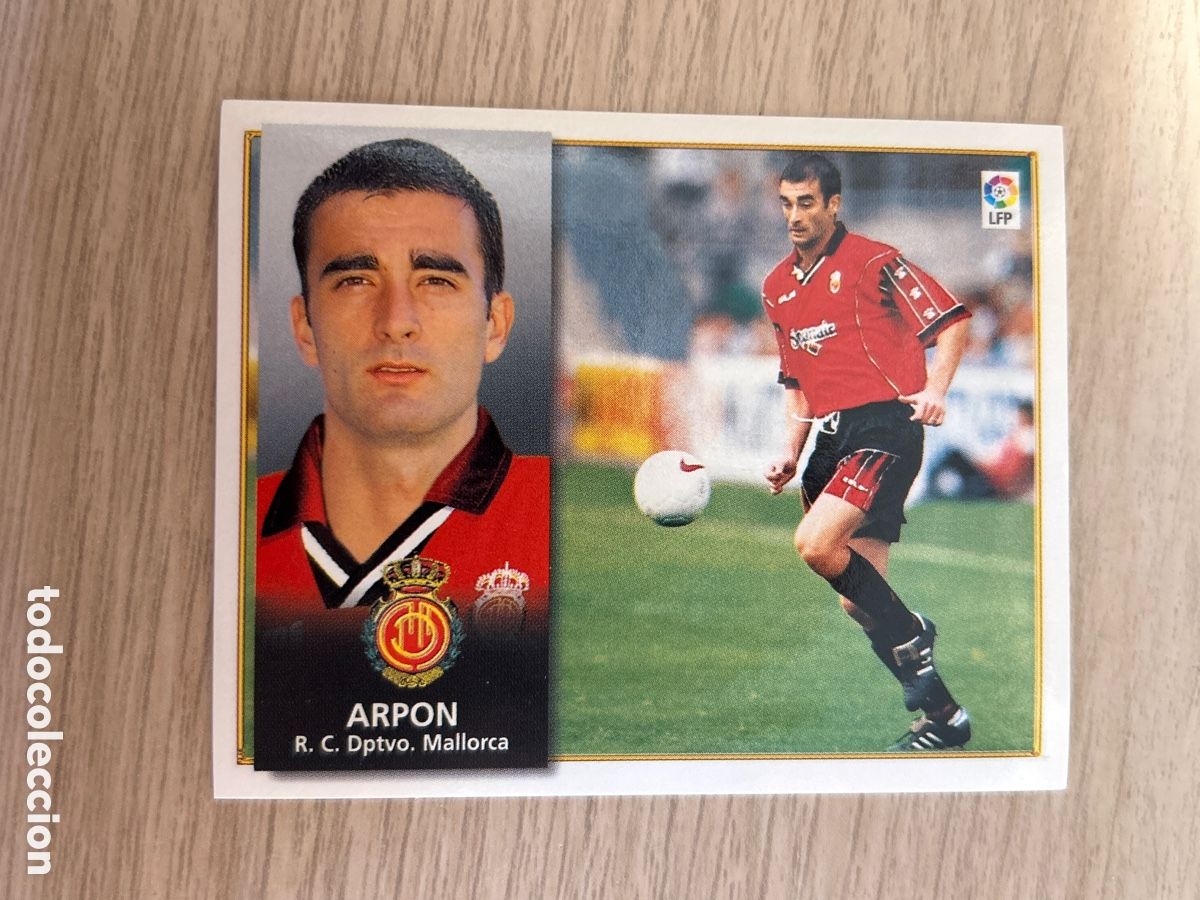 Cromos de F&uacute;tbol: ARPON COLOCA MALLORCA LIGA ESTE 1998 1999 98 99 NUNCA PEGADO SIN PEGAR