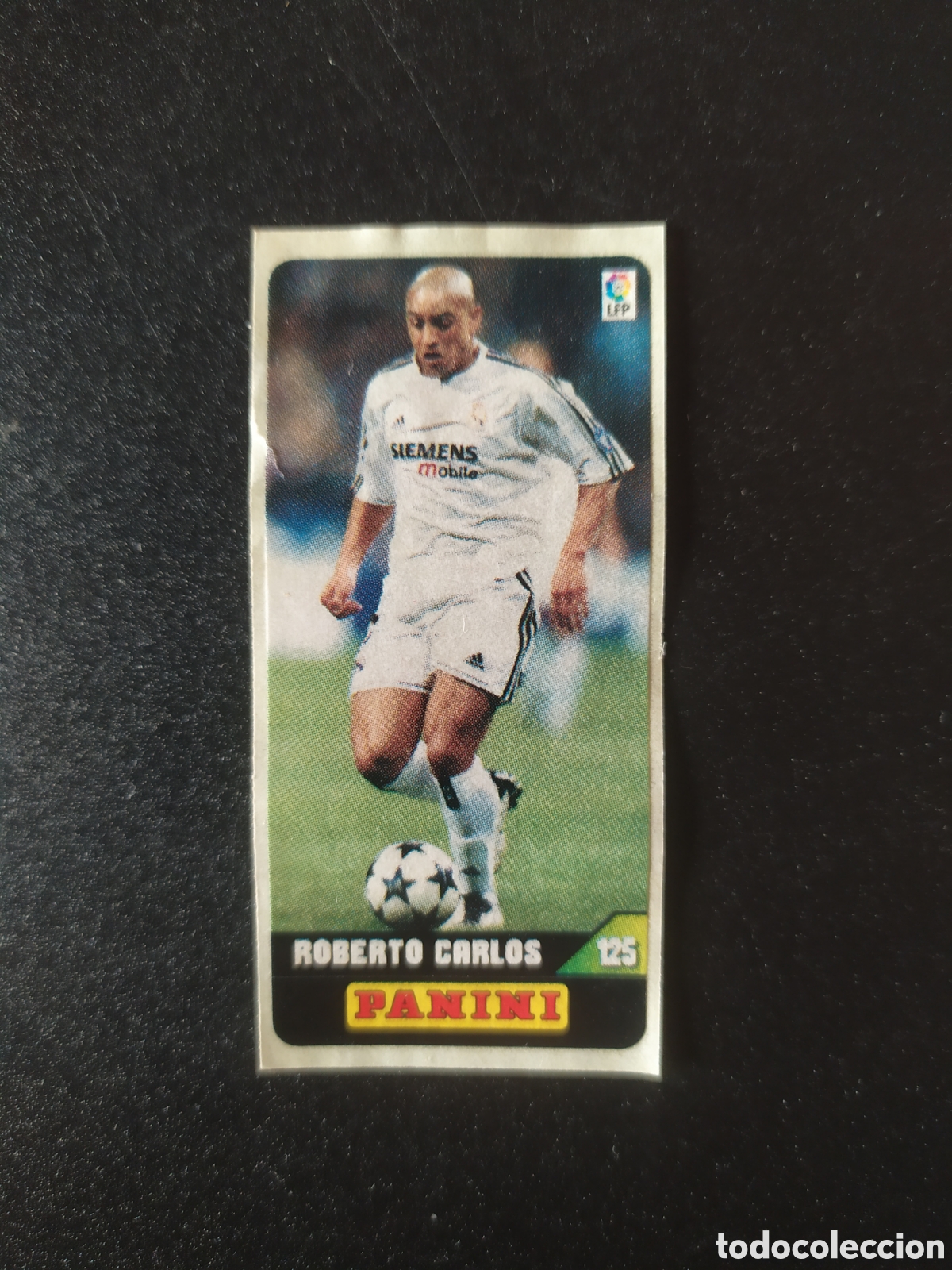 Cromos de f&uacute;tbol: Cracks Liga 2003 2004 03 04 chicle chicles panini Roberto Carlos n&deg; 125 Real Madrid sin pegar