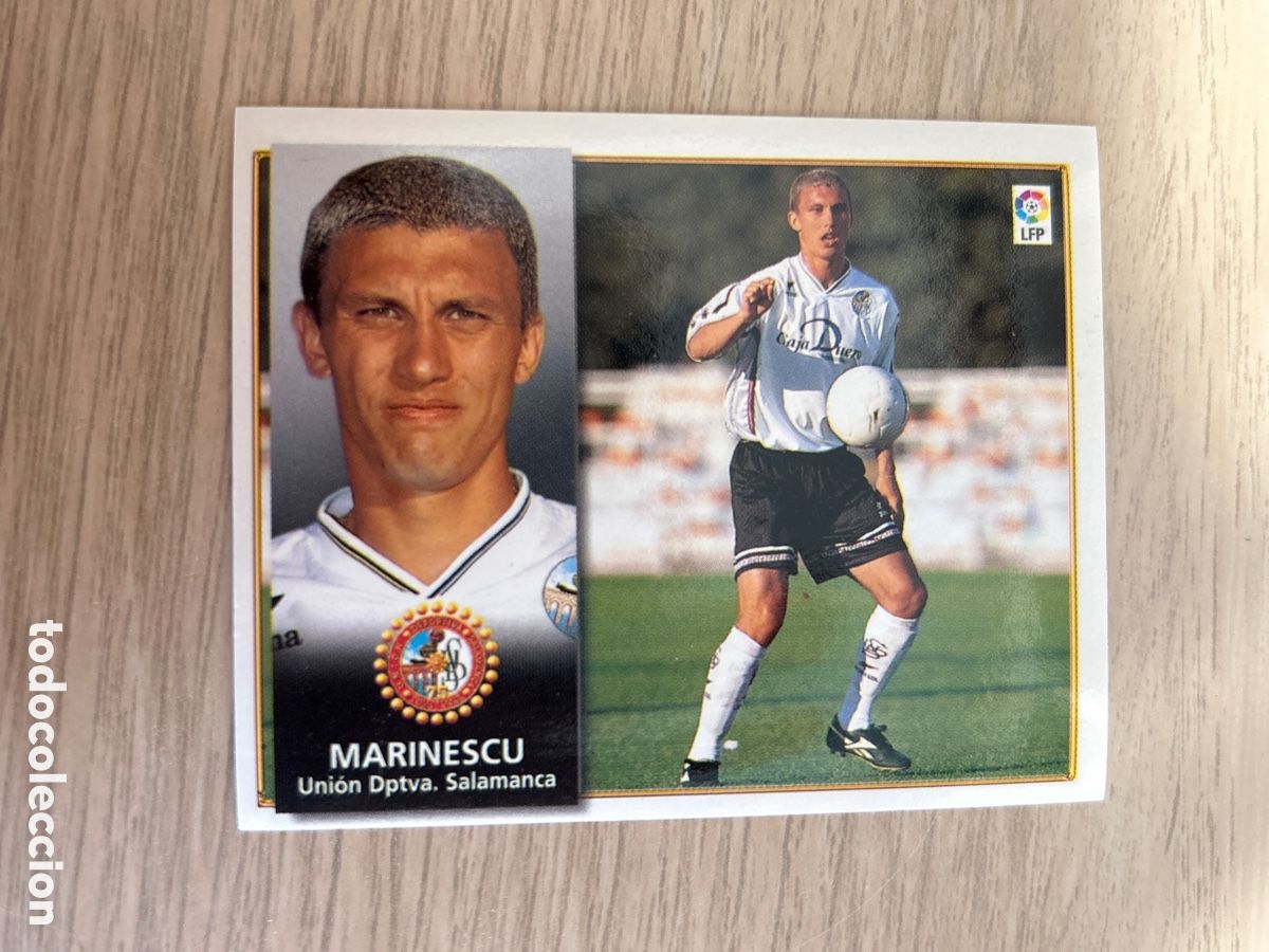 Figurine di Calcio: MARINESCU SALAMANCA COLOCA LIGA ESTE 1998 1999 98 99 NUNCA PEGADO SIN PEGAR