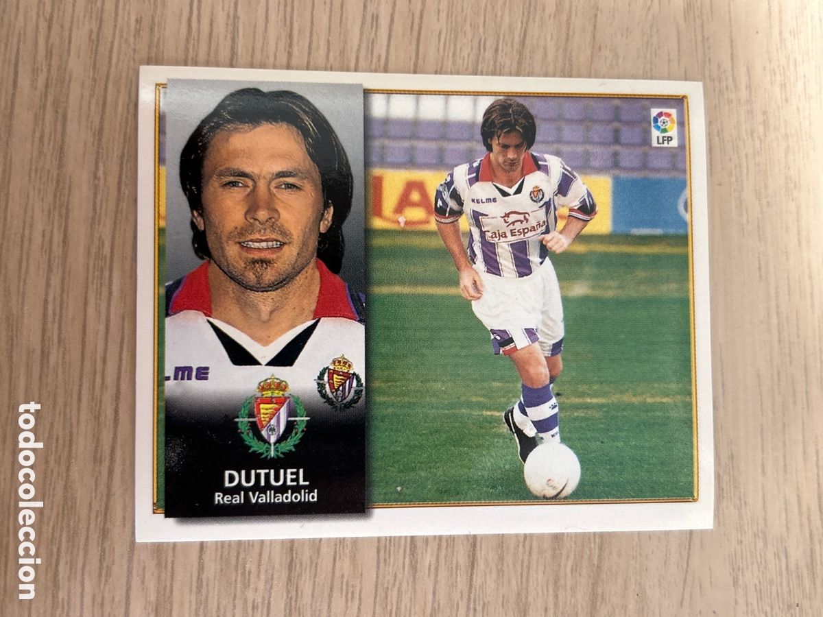 Football Stickers: DUTUEL VALLADOLID FICHAJE 27 LIGA ESTE 1998 1999 98 99 NUNCA PEGADO SIN PEGAR