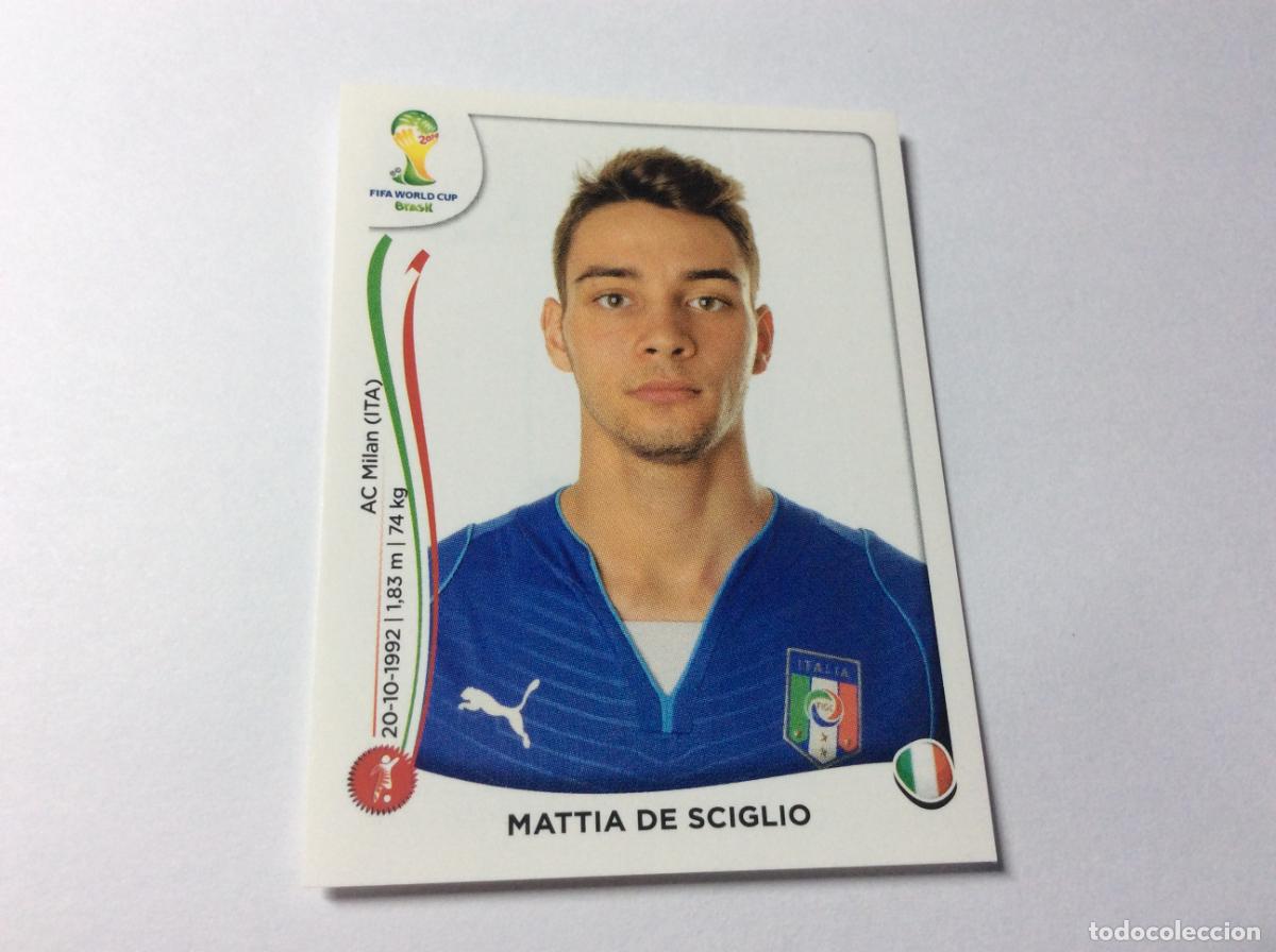 Cromos de F&uacute;tbol: 324 Mattia De Sciglio Italia CROMO STICKER Brasil 2014 PANINI