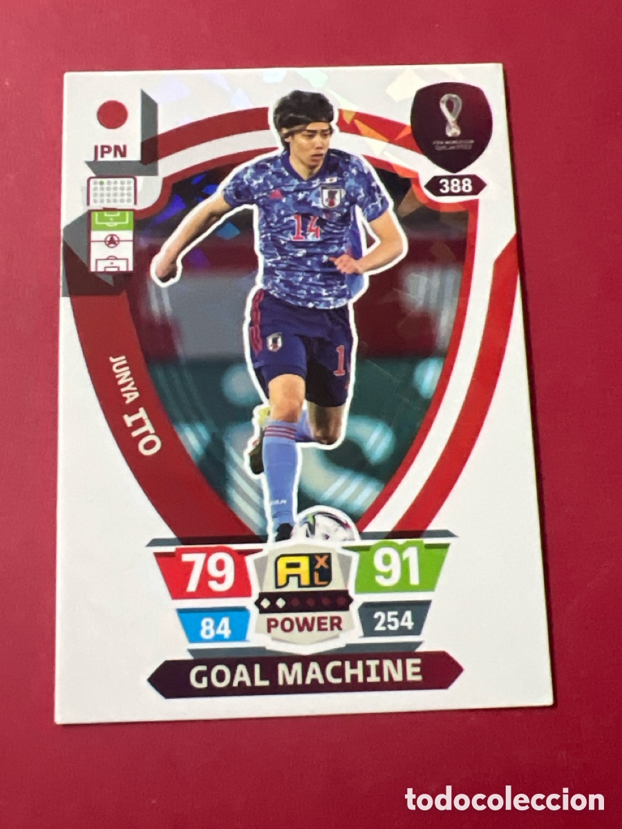Football Stickers: C707. 388 JUNYA ITO JAPON GOAL MACHINE FIFA WORLD CUP QATAR 2022 ADRENALYN XL MUNDIAL 22
