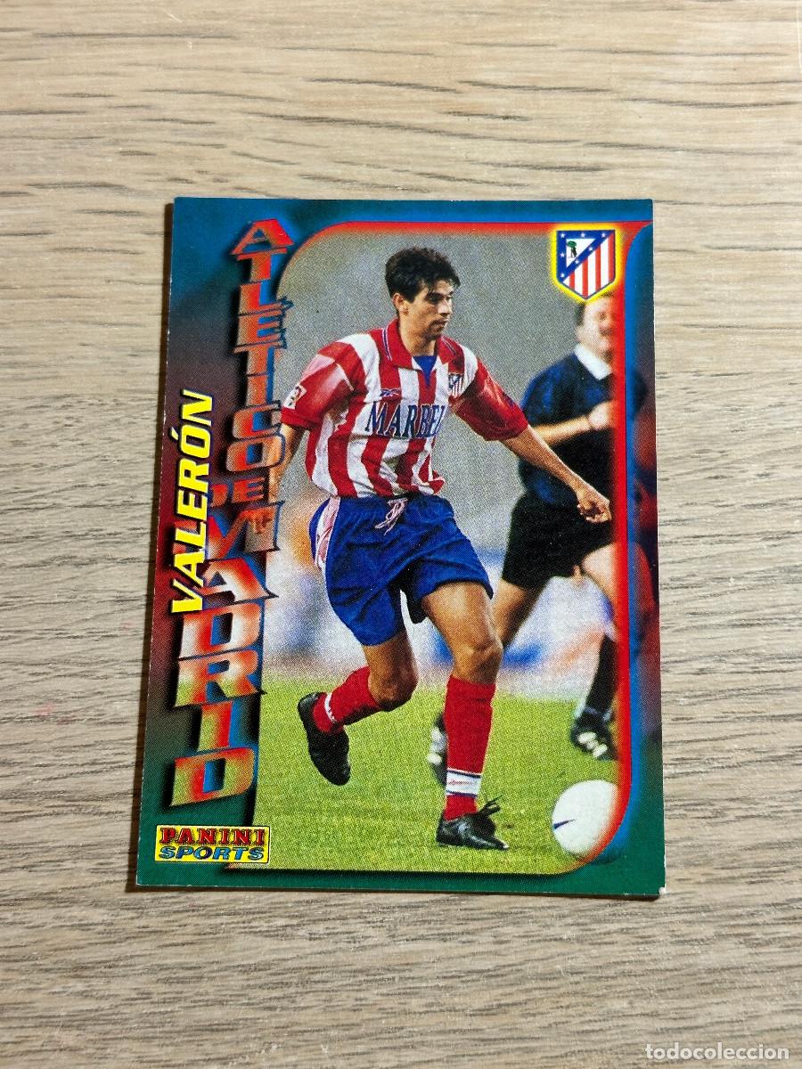 Cromos de F&uacute;tbol: VALERON n&ordm; 44 ATLETICO DE MADRID FUTBOL 99 PANINI 1998 1999 TRADING CARD
