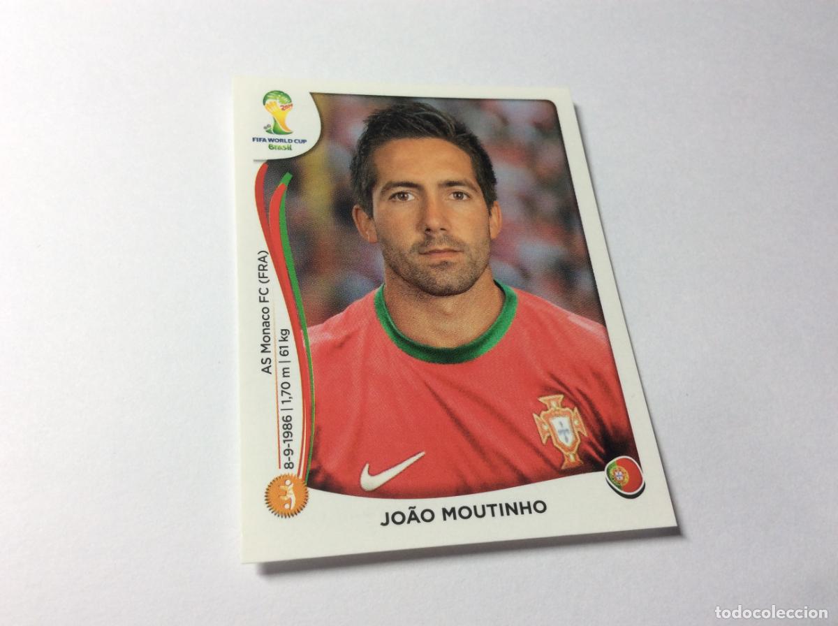 Cromos de f&uacute;tbol: 518 Jo&atilde;o Moutinho Portugal CROMO STICKER Brasil 2014 PANINI