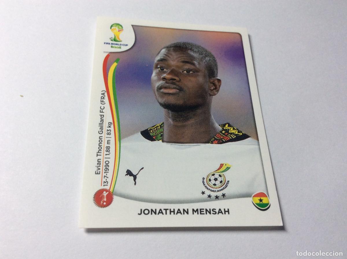 Cromos de F&uacute;tbol: 530 Jonathan Mensah Ghana CROMO STICKER Brasil 2014 PANINI