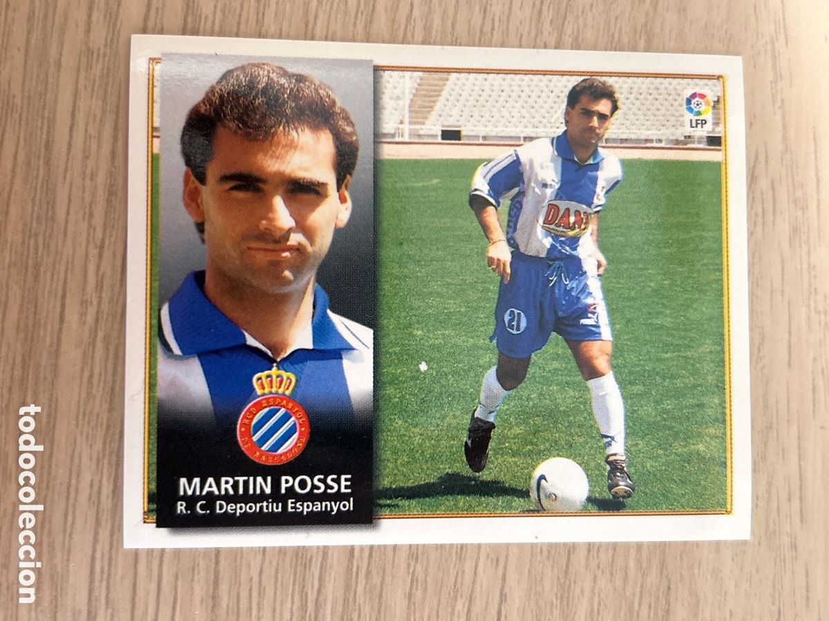 Cromos de F&uacute;tbol: MARTIN POSSE COLOCA ESPANYOL LIGA ESTE 1998 1999 98 99 NUNCA PEGADO SIN PEGAR