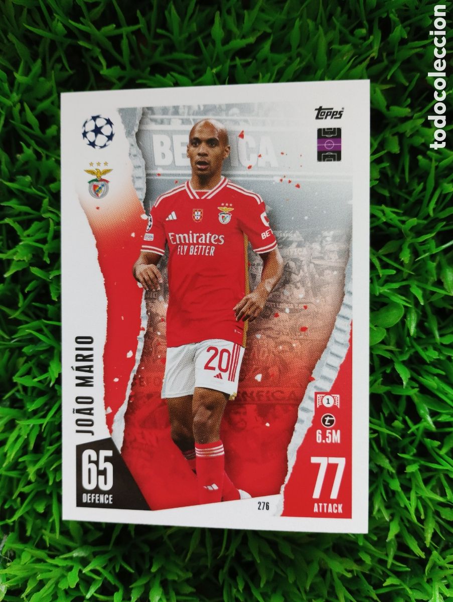 Fu&szlig;ball-Sticker: Joao Mario Benfica Match Attax 23-24 # 276