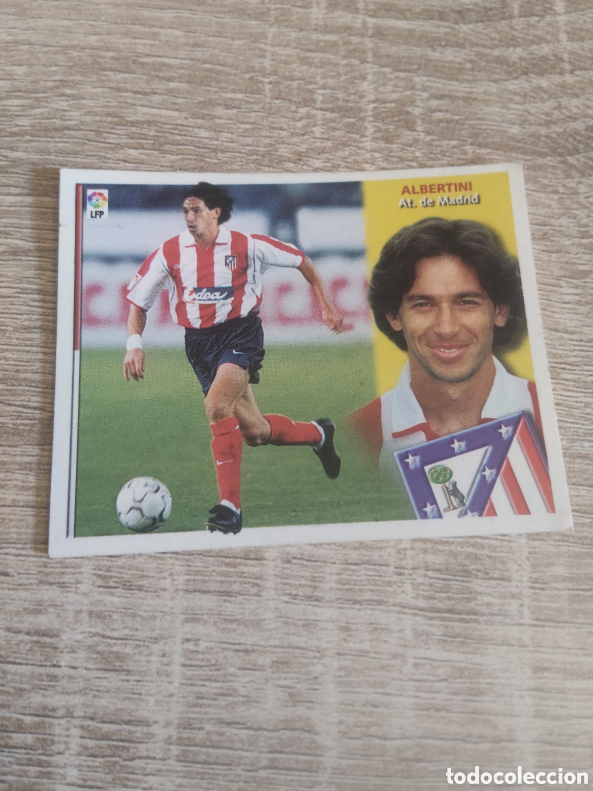 Cromos de F&uacute;tbol: Albertini Atl&eacute;tico de Madrid fichaje 6 liga 2002 2003 02 03 ediciones este