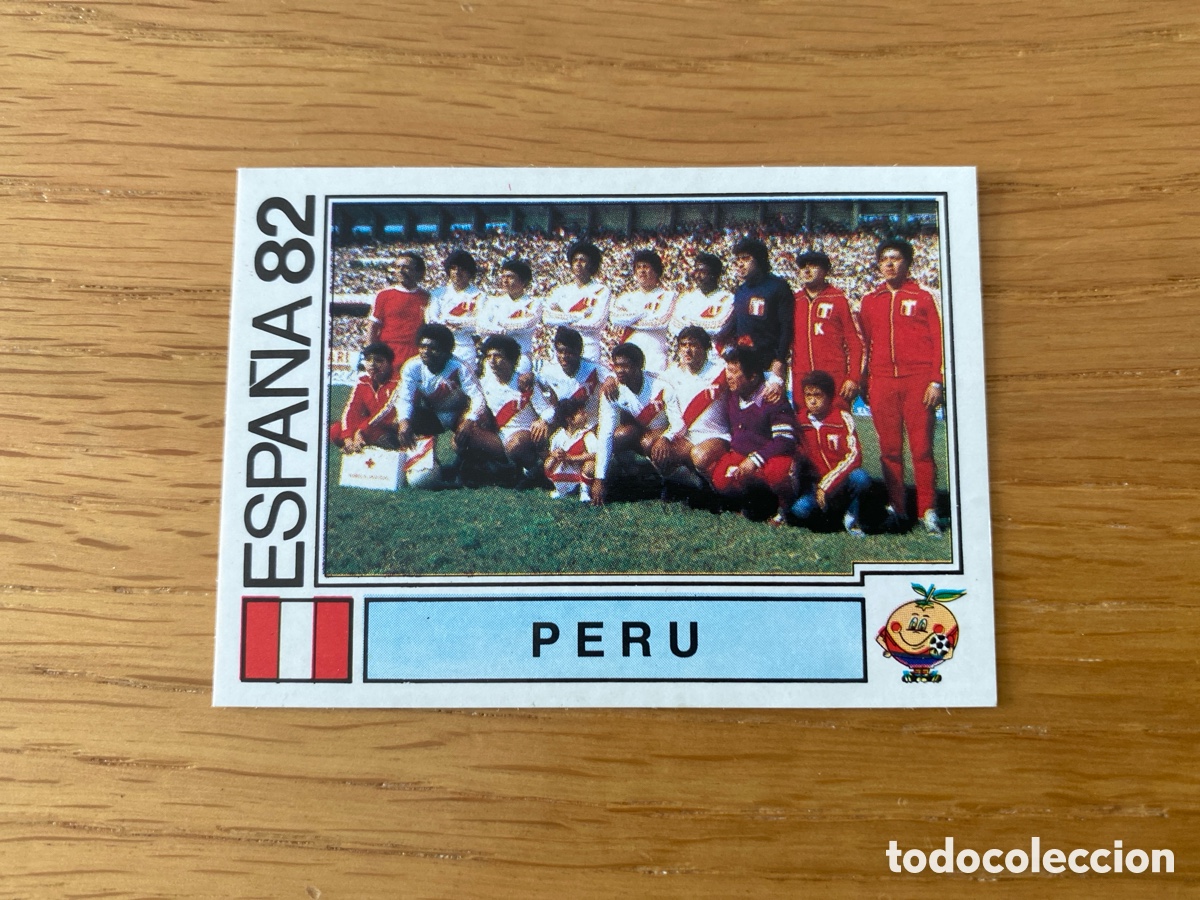 Cromos de F&uacute;tbol: Cromo panini mundial Espa&ntilde;a 82 n&uacute;mero 73 Peru - Sticker album world cup Spain 1982