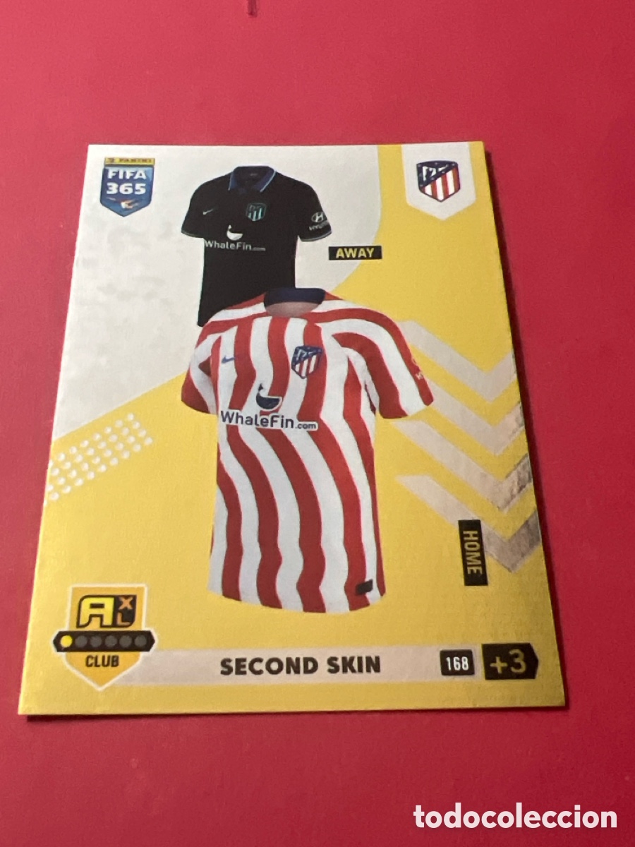 Cromos de F&uacute;tbol: C728. PANINI ADRENALYN FIFA 365 2023 - SECOND SKIN N&ordm; 168 ATLETICO DE MADRID
