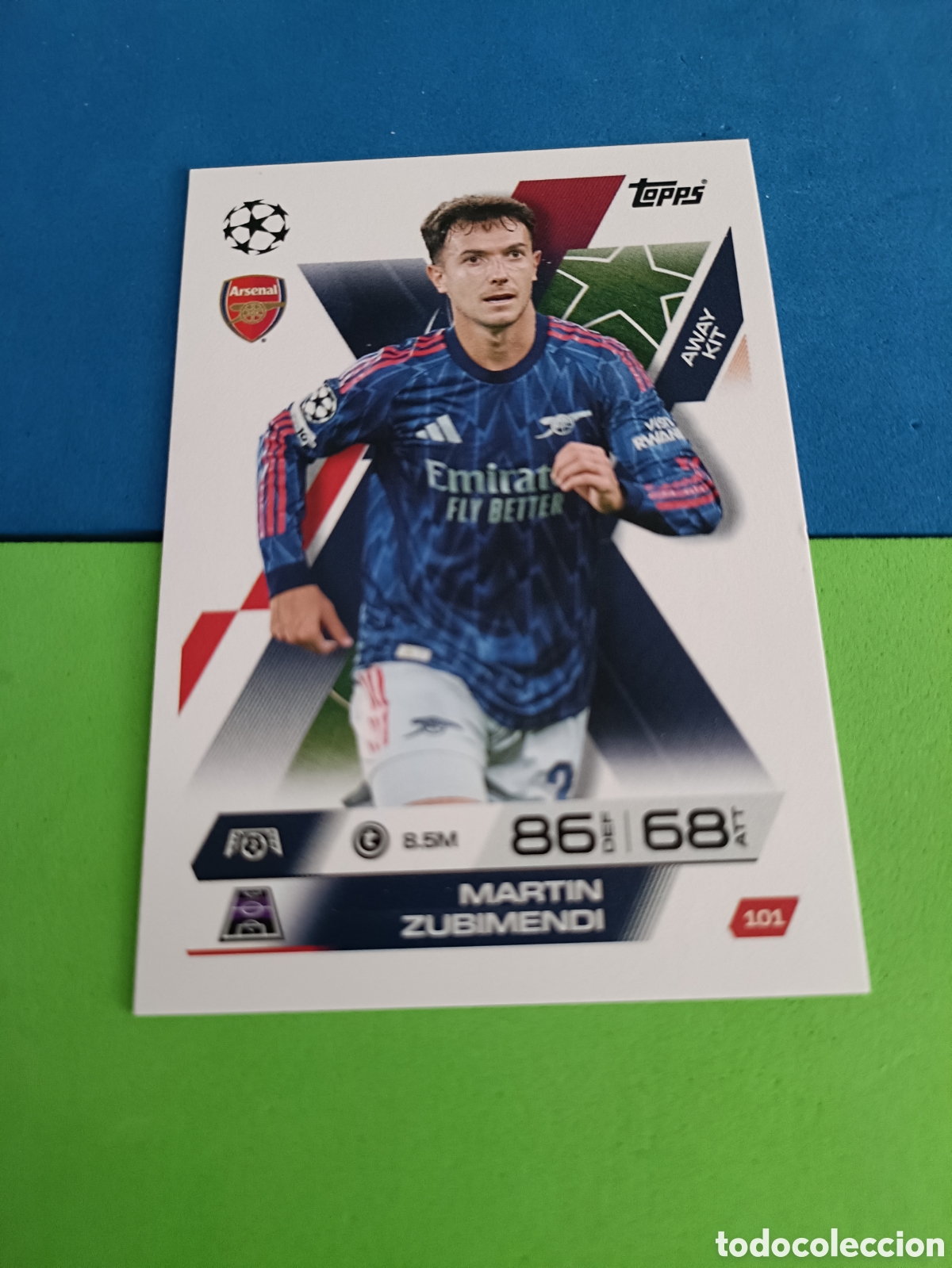 Cromos de Futebol: Topps Match Attax EXTRA 2025 2026 - Away Kit 101 Zubimendi