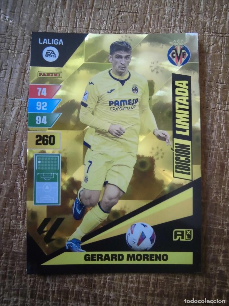 Football Stickers: GERARD MORENO VILLARREAL EDICI&Oacute;N LIMITADA ADRENALYN 2023-24