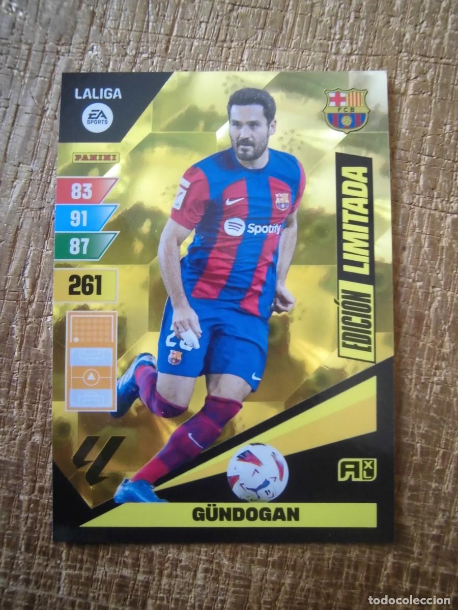 Football Stickers: G&Uuml;NDOGAN BARCELONA EDICI&Oacute;N LIMITADA ADRENALYN 2023-24