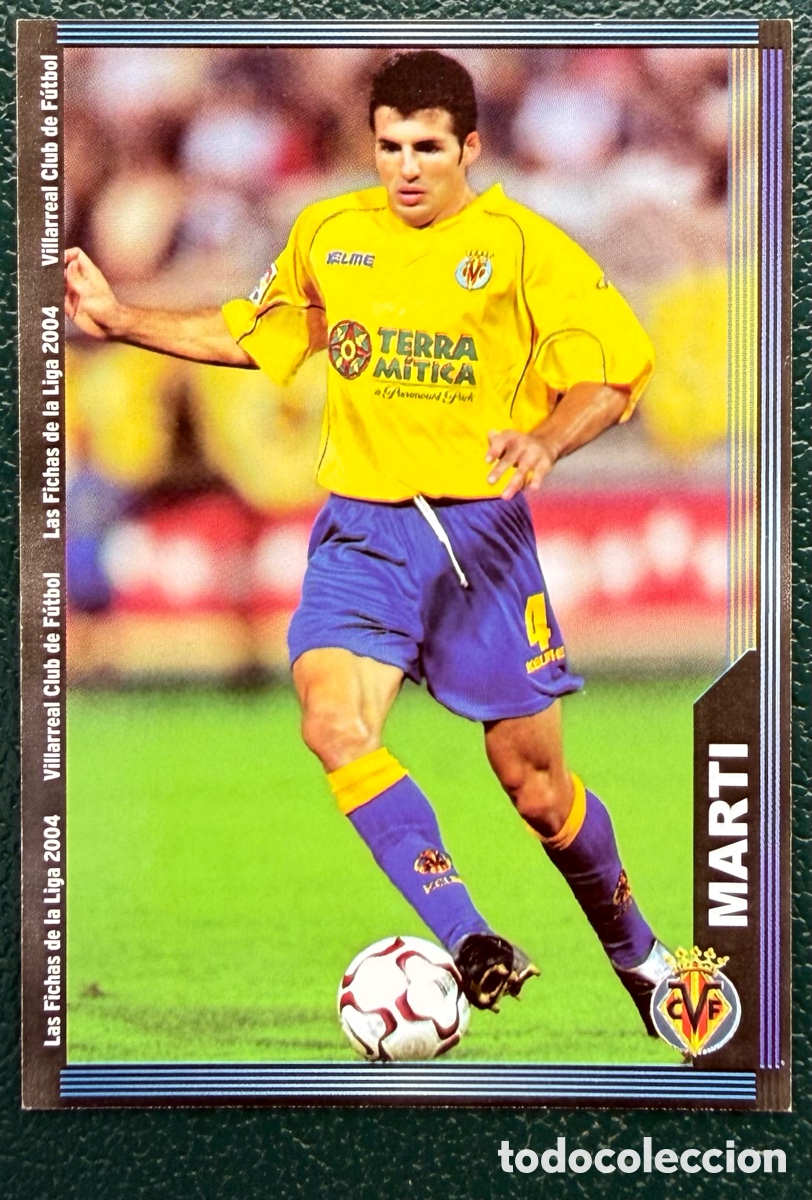 Cromos de Futebol: 393 MARTI VILLARREAL CF FICHAS ALBUM MUNDICROMO 2003 2004 03 04