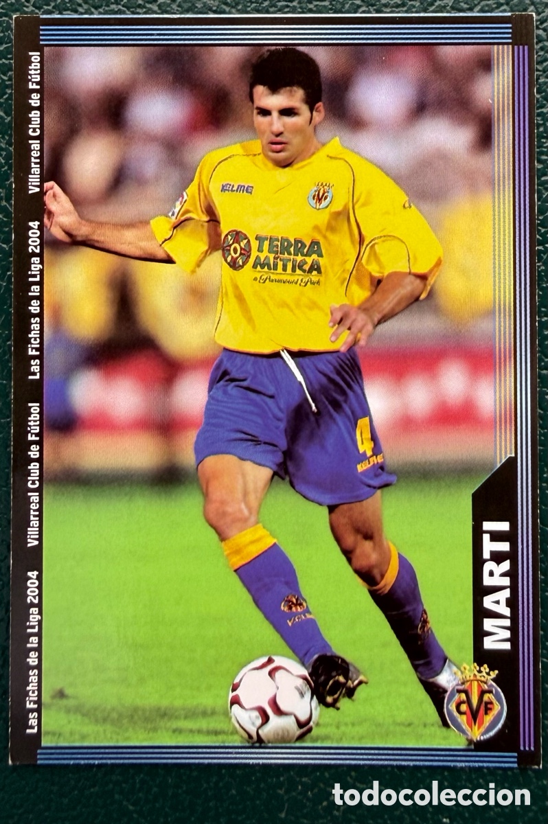 Cromos de Futebol: 393 MARTI VILLARREAL CF FICHAS ALBUM MUNDICROMO 2003 2004 03 04