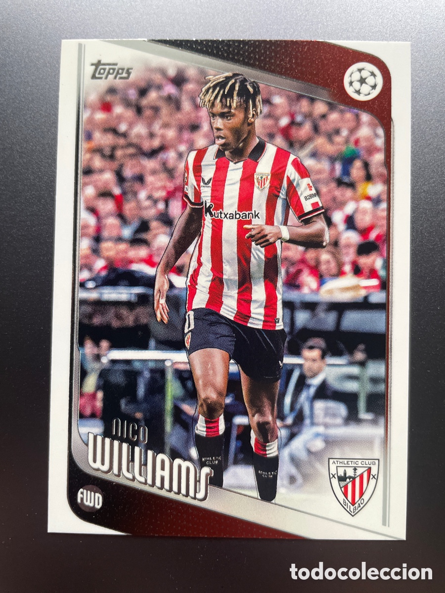 Figurine di Calcio: Nico Williams 38 Topps UCL Flagship 2024-25 Athletic de Bilbao