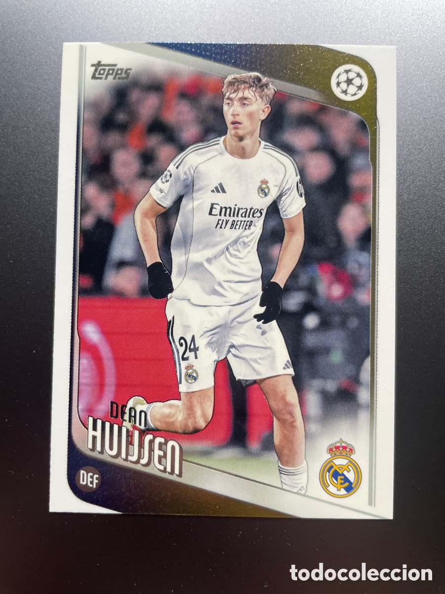 Cromos de F&uacute;tbol: Huijsen 39 Topps UCL Flagship 2024-25 Real Madrid