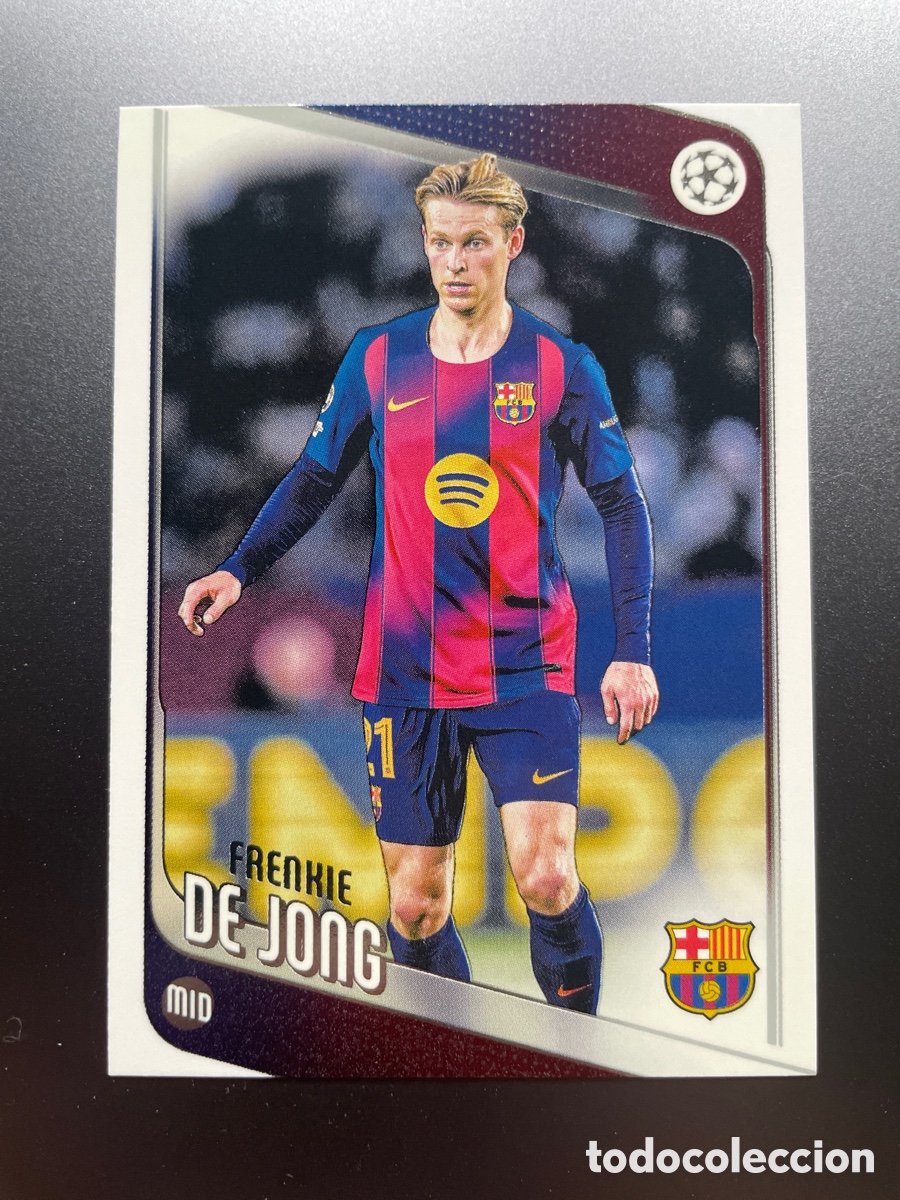 Cromos de F&uacute;tbol: De Jong 135 Topps UCL Flagship 2024-25 FC Barcelona