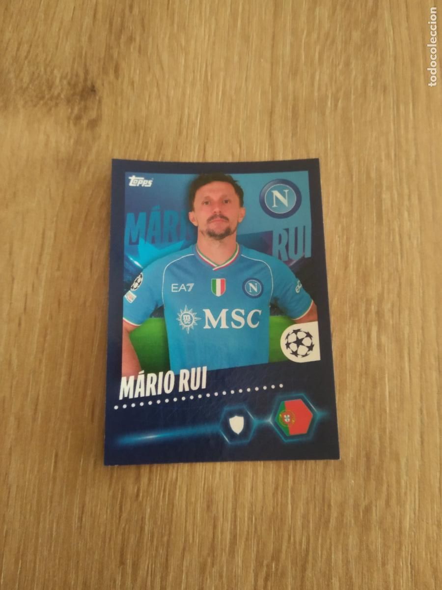 Cromos de F&uacute;tbol: 505 MARIO RUI NAPOLES NAPOLI CROMO FUTBOL UEFA CHAMPIONS LEAGUE 23-24 TOPPS 2023-2024