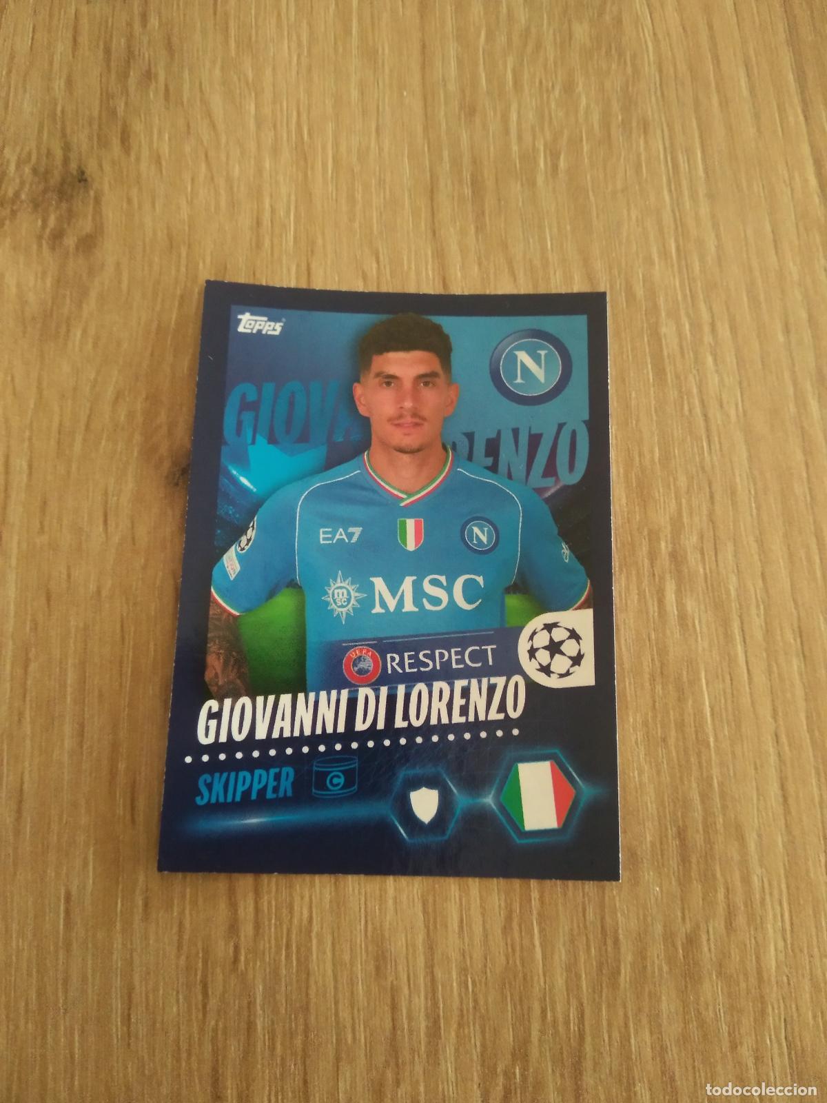 Cromos de F&uacute;tbol: 506 GIOVANNI DI LORENZO NAPOLES NAPOLI CROMO FUTBOL UEFA CHAMPIONS LEAGUE 23-24 TOPPS 2023-2024