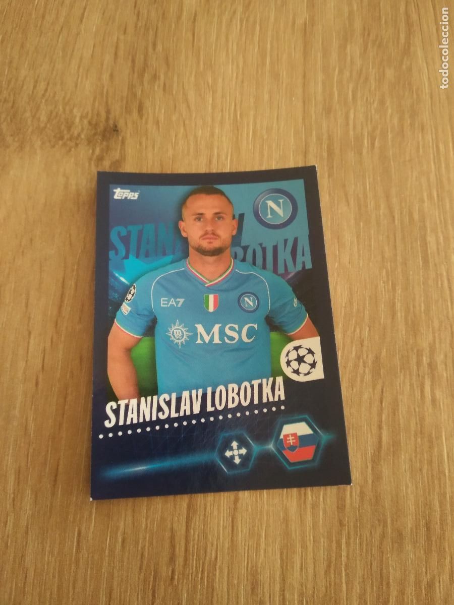 Cromos de F&uacute;tbol: 512 LOBOTKA NAPOLES NAPOLI CROMO FUTBOL UEFA CHAMPIONS LEAGUE 23-24 TOPPS 2023-2024