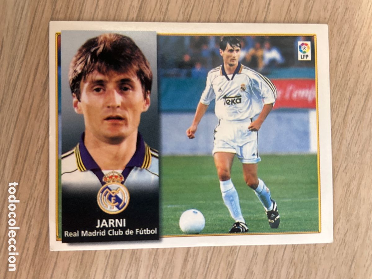 Football Stickers: JARNI REAL MADRID COLOCA LIGA ESTE 1998 1999 98 99 NUNCA PEGADO SIN PEGAR