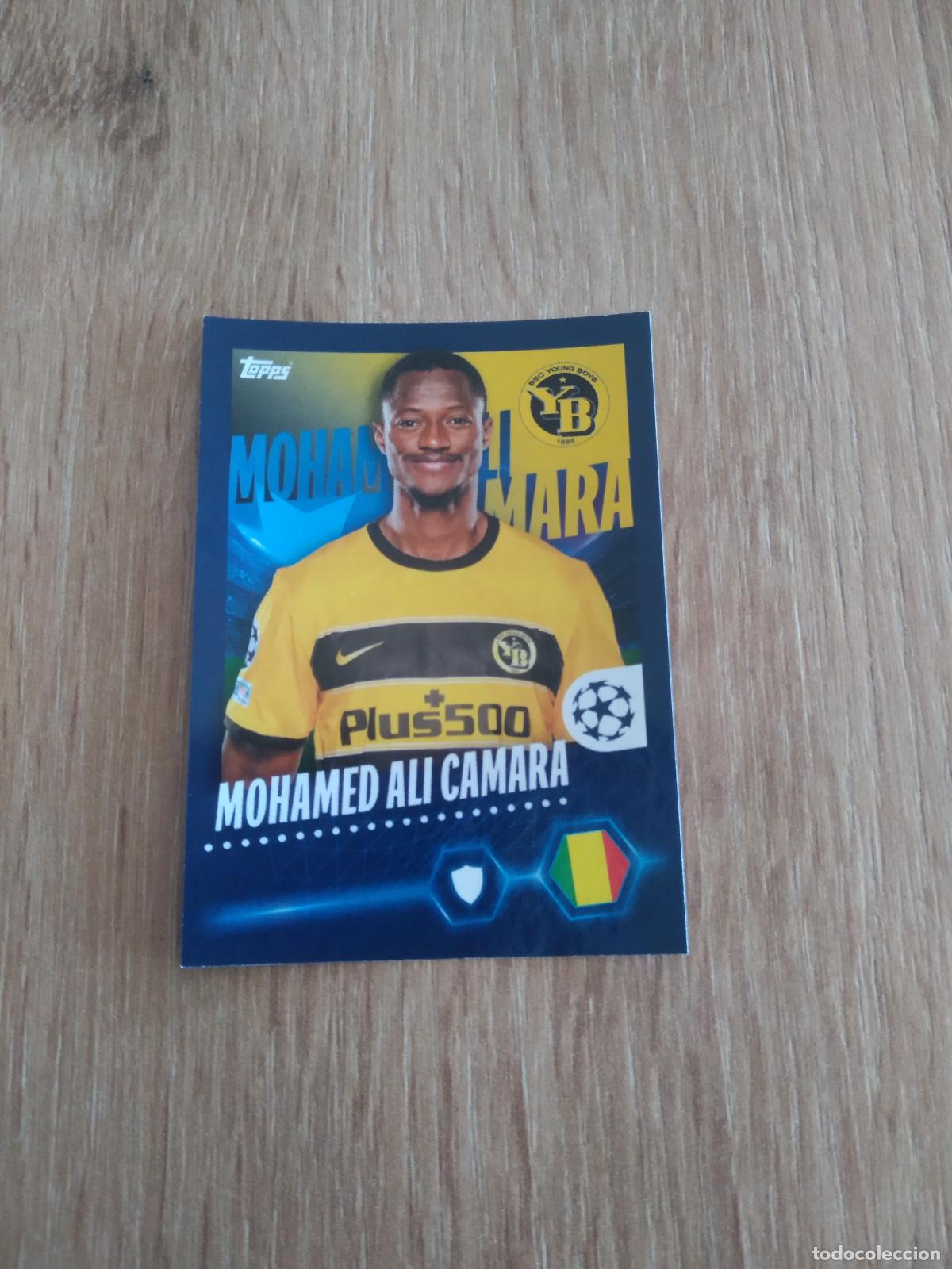 Football Stickers: 524 MOHAMED ALI CAMARA BSC YOUNG BOYS CROMO FUTBOL UEFA CHAMPIONS LEAGUE 23-24 TOPPS 2023-2024