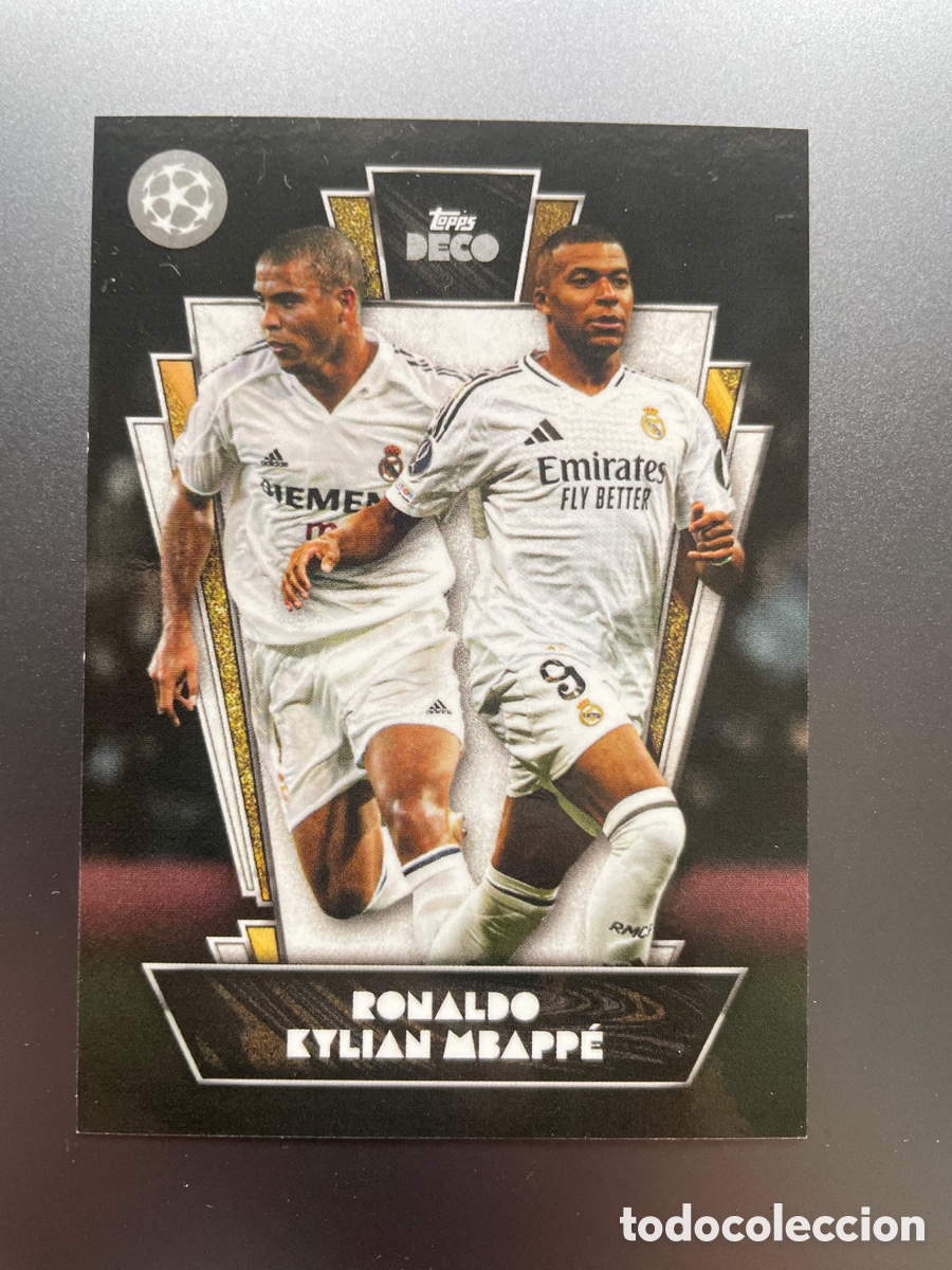 Cromos de F&uacute;tbol: Ronaldo Mbappe Topps Deco 2024-25 Real Madrid