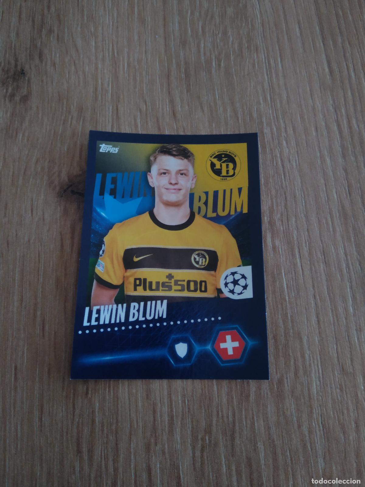 Football Stickers: 527 LEWIN BLUM BSC YOUNG BOYS CROMO FUTBOL UEFA CHAMPIONS LEAGUE 23-24 TOPPS 2023-2024
