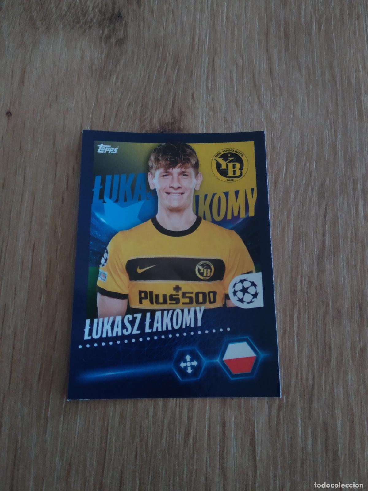 Cromos de F&uacute;tbol: 534 LUKASZ LAKOMY BSC YOUNG BOYS CROMO FUTBOL UEFA CHAMPIONS LEAGUE 23-24 TOPPS 2023-2024