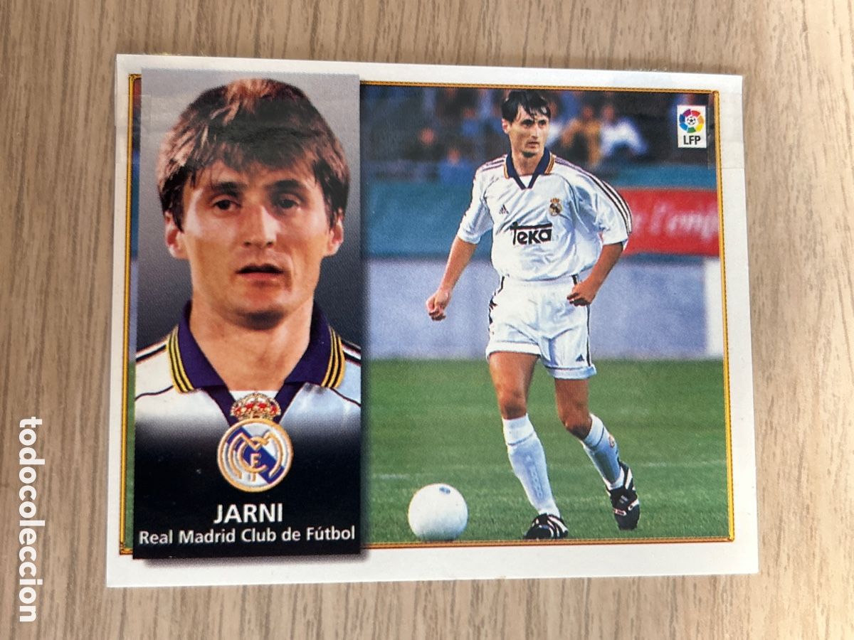 Cromos de F&uacute;tbol: JARNI REAL MADRID COLOCA LIGA ESTE 1998 1999 98 99 VENTANILLA