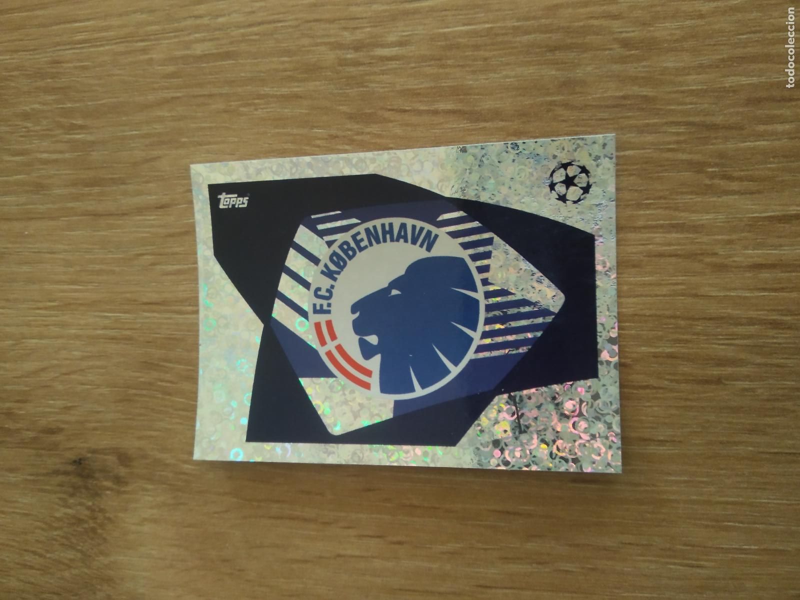 Cromos de F&uacute;tbol: 541 ESCUDO KOBENHAVN CROMO FUTBOL UEFA CHAMPIONS LEAGUE 23-24 TOPPS 2023-2024