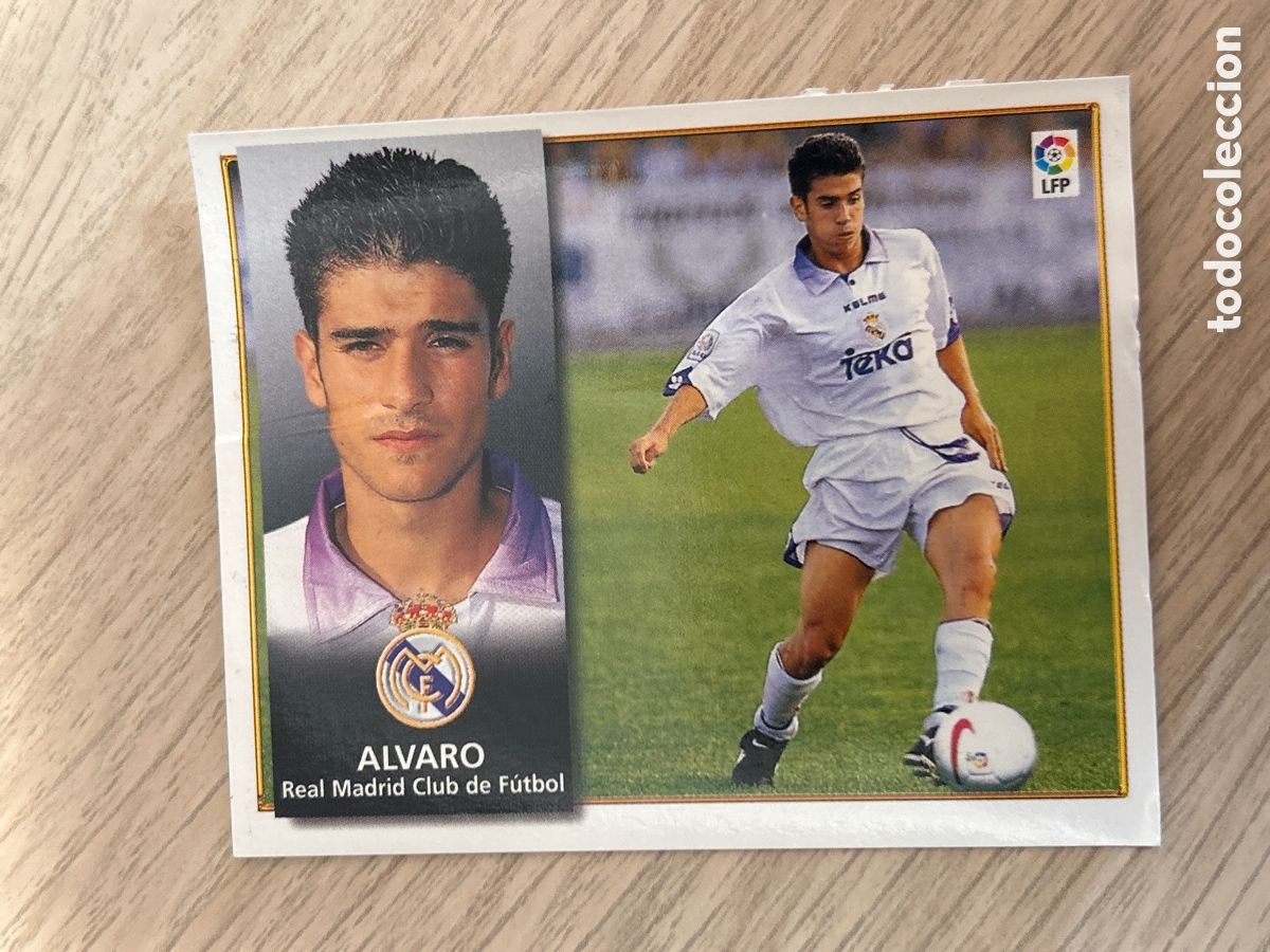 Cromos de Futebol: ALVARO REAL MADRID COLOCA LIGA ESTE 1998 1999 98 99 RECUPERADO