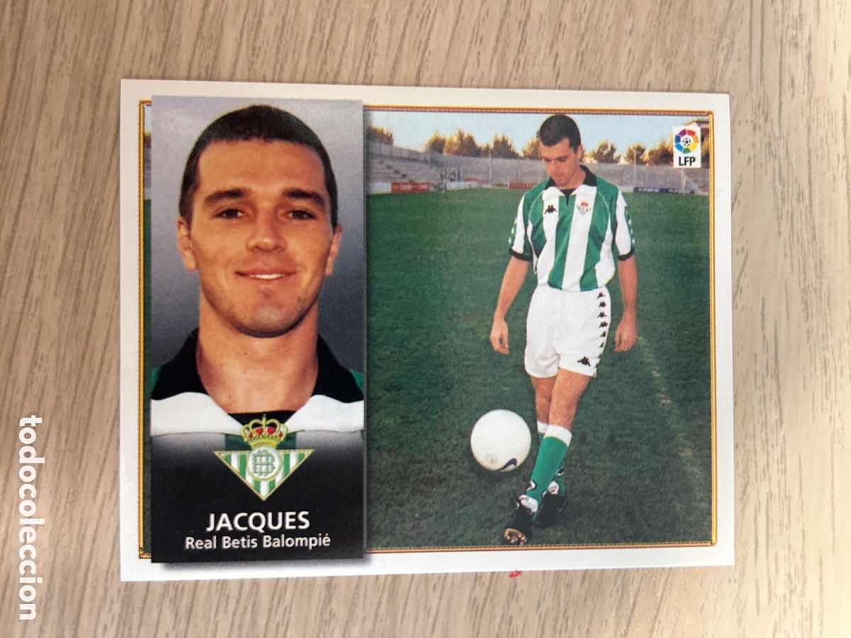 Cromos de F&uacute;tbol: JACQUES BETIS FICHAJE 2 BIS LIGA ESTE 1998 1999 98 99 NUNCA PEGADO SIN PEGAR