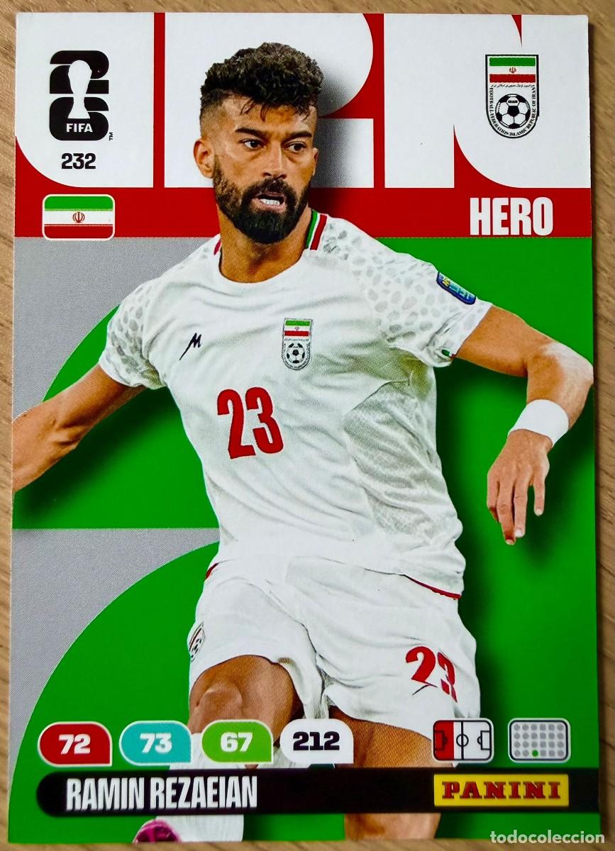 Figurine di Calcio: 232 RAMIN REZAEIAN IRAN MUNDIAL 2026 WORLD CUP 26 ADRENALYN PANINI CARTA FIFA